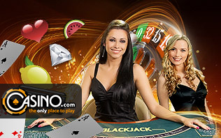 Casino.com offers numerous live-dealer tables